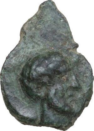 obverse: Motya. AE 15 mm. c. 400-397 BC