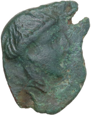 obverse: Nakona. AE 15.5 mm, late 5th cent. BC
