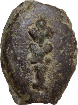 obverse: Uncertain Umbria or Etruria. AE Cast Sextans, 3rd cent. BC