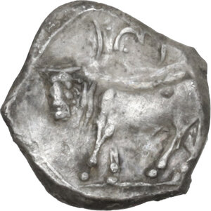 reverse: Panormos. AR Litra, c. 400-380 BC. Siculo-Punic coinage