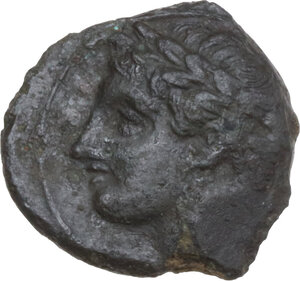 obverse: Solous.  Siculo-Punic coinage. AE late fourth-early third centuries BC