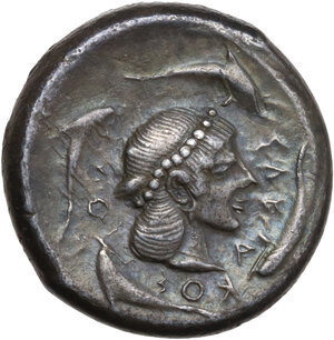 reverse: Syracuse.  Hieron I (478-466 BC).. AR Tetradrachm, c. 475-470 BC