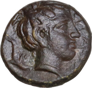 obverse: Syracuse.  Second Democracy (466-405 BC).. AE Onkia, c. 435-410 BC