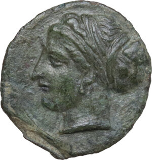 obverse: Syracuse.  Second Democracy (466-405 BC).. AE Hemilitron, c. 415-405 BC