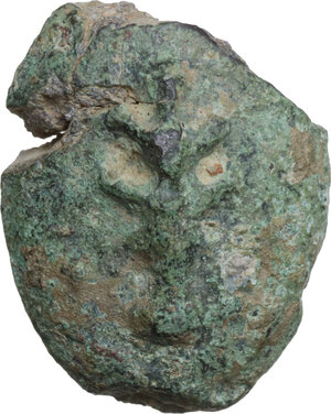 obverse: Uncertain Umbria or Etruria. AE Cast Sextans, 3rd cent. BC