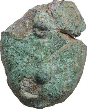 reverse: Uncertain Umbria or Etruria. AE Cast Sextans, 3rd cent. BC