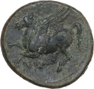 reverse: Syracuse.  Agathokles (317-289 BC).. AE 19 mm, c. 310-305 BC