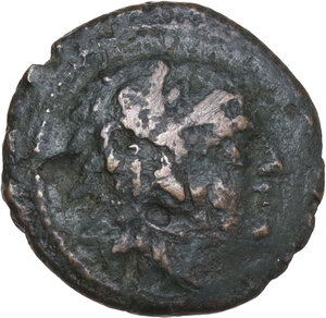obverse: Inland Etruria, uncertain mint. AE 15.5 mm, c. 3rd century BC