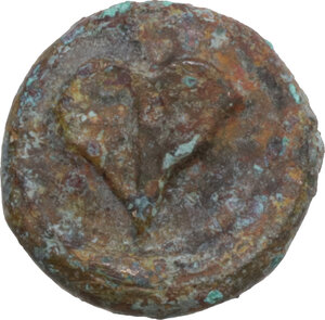reverse: Uncertain mint.  Unidentified mercenaries, c. 344-336 BC. . AE 12 mm