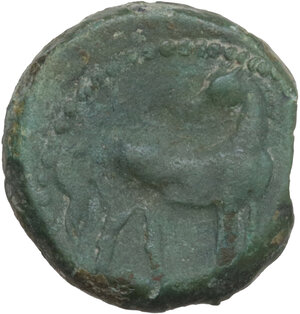 reverse: AE Half Shekel, Uncertain Punic mint. Circa 300 BC