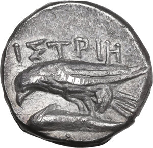 reverse: Moesia, Istros. AR Drachm, 4th century BC