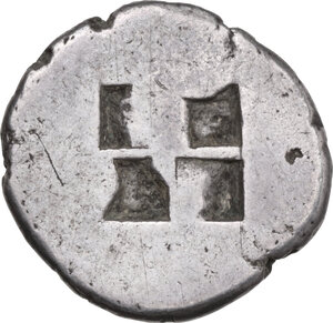 reverse: Islands off Thrace, Thasos. AR Stater, c. 480-463 BC