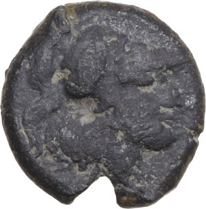 obverse: Etruria, Cosa. AE Quartuncia, c. 273-250 BC