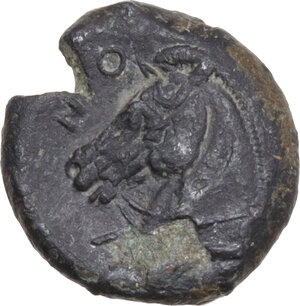 reverse: Etruria, Cosa. AE Quartuncia, c. 273-250 BC