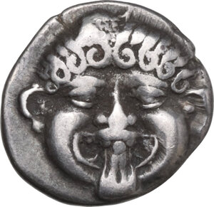 obverse: Macedon, Neapolis. AR Hemidrachm, c. 375-350 BC