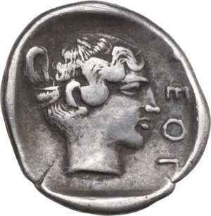 reverse: Macedon, Neapolis. AR Hemidrachm, c. 375-350 BC