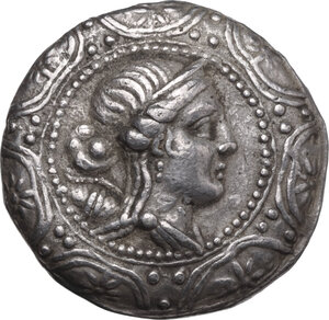 obverse: Macedon, under Roman Rule.  Republican period. First Meris (c. 167-149 BC).. AR Tetradrachm. Amphipolis mint