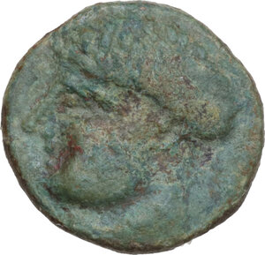obverse: Kings of Illyria..  Ballaios (217-182 BC).. AE 16 mm, Rhizon mint