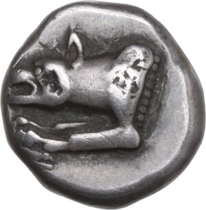 obverse: Argolide, Argos. AR Triobol or Hemidrachm, c. 500/490-470 BC