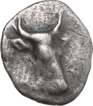 reverse: Creta-Gortyna. AR Drachm, c. 360-300 BC