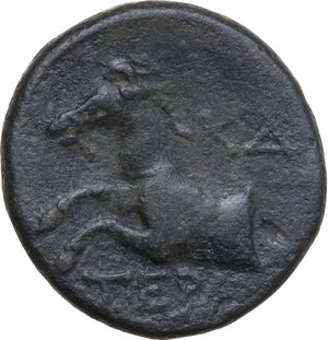reverse: Pisidia, Termessos.  Pseudo-autonomous issue, 1st century BC. Dated CY 24 (48/7 BC). AE 18 mm