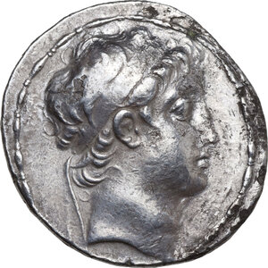 obverse: Seleucid Kings.  Demetrios II Nikator. First reign, (146-138 BC.). AR Tetradrachm, Antioch mint, c. 145-144 BC