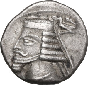 obverse: Kings of Parthia.  Phraates IV (38-2 BC).. AR Drachm