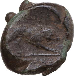 reverse: Anonymous.. AE Double litra, Campanian mint (?), after 283 BC
