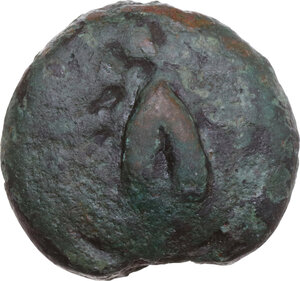 reverse: Apollo/Apollo series. . AE Cast Uncia, 275-270 BC