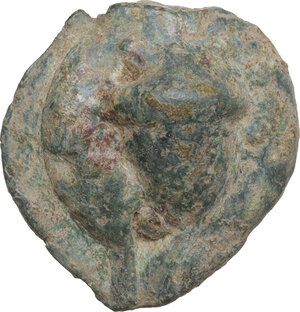 reverse: Roma/Roma series.. AE Cast Semuncia, 269-266 BC