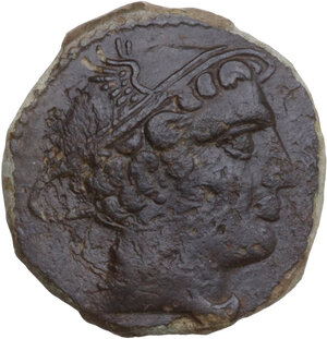 obverse: Anonymous semilibral series.. AE Semuncia, Campanian mint (Capua/Cales), 217-216 BC
