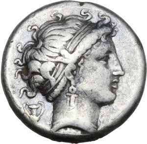 obverse: Central and Southern Campania, Neapolis. AR Fourreé (?) Didrachm, 320-300 BC