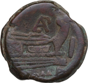 reverse: PAE series.. AE As, c. 169-158 BC