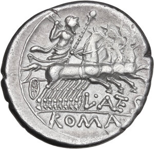 reverse: L. Antestius Gragulus. AR Denarius, 136 BC