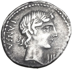 obverse: C. Vibius Pansa. AR Denarius, 90 BC