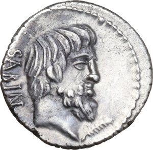 obverse: L. Titurius L. f. Sabinus.. AR Denarius, 89 BC