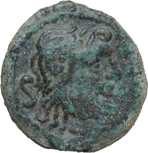 obverse: Unofficial anonymous issue. AE Semis. Uncertain mint, post 82 BC