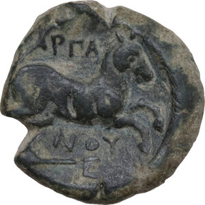 reverse: Northern Apulia, Arpi. AE 21 mm. c. 275-250 BC