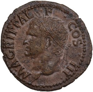 obverse: Agrippa (died 12 BC).. AE As, Rome mint, struck under Caligula, 37-41 AD