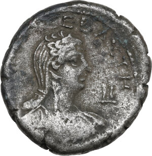reverse: Nero (54-68) with Poppaea.. BI Tetradrachm. Alexandria mint (Egypt). Dated RY 10 (AD 63/4)