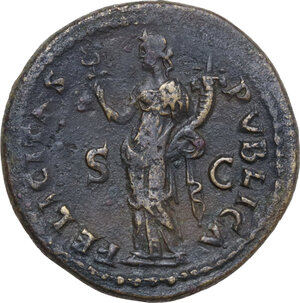 reverse: Vespasian (69-79).. AE Dupondius, Rome mint, 73 AD