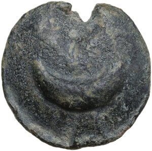 obverse: Northern Apulia, Luceria.  Heavy series.. AE Cast Semuncia, c. 225-217 BC