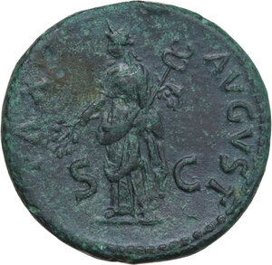 reverse: Titus (79-81).. AE As, 80-81