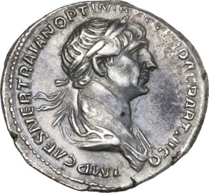 obverse: Trajan (98-117).. AR Denarius, c. 114-117 AD