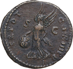 reverse: Trajan (98-117).. AE As, Rome mint, 99-100