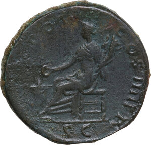 reverse: Trajan (98-117).. AE Sestertius, Rome mint, 101-102 AD