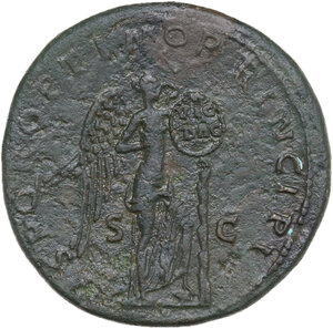 reverse: Trajan (98-117).. AE Sestertius, 103-111 AD