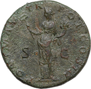 reverse: Hadrian (117-138).. AE Sestertius. Rome mint, 119-120 AD