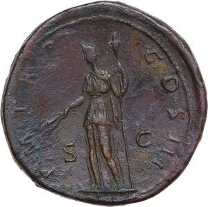 reverse: Hadrian (117-138).. AE Sestertius, 121 AD