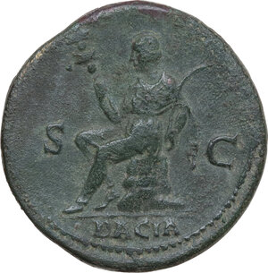 reverse: Hadrian (117-138).. AE As. Rome mint, 130-133 AD